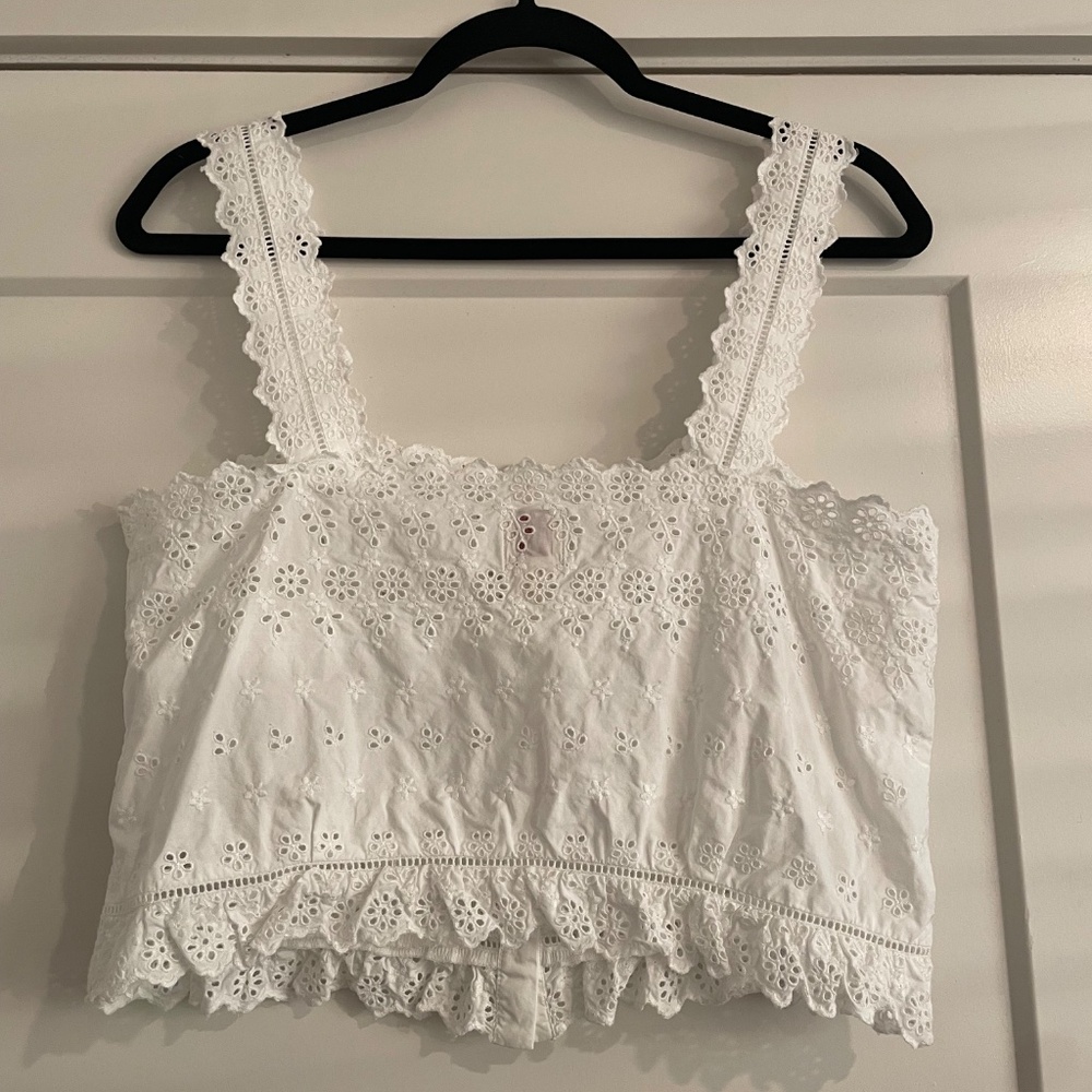 Gap x Doen White Eyelet Top - Picture 3 of 3